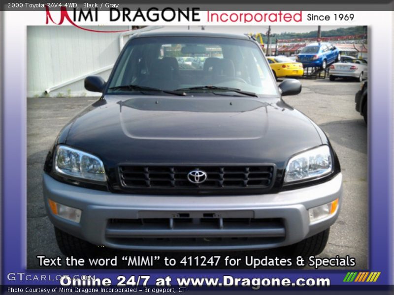 Black / Gray 2000 Toyota RAV4 4WD