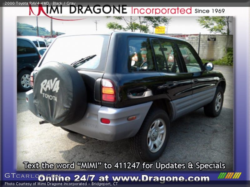 Black / Gray 2000 Toyota RAV4 4WD