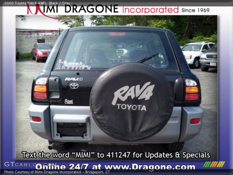 Black / Gray 2000 Toyota RAV4 4WD
