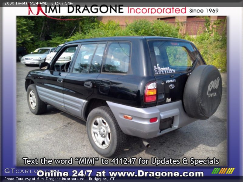 Black / Gray 2000 Toyota RAV4 4WD
