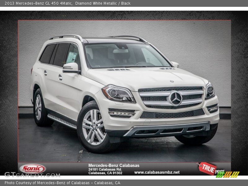 Diamond White Metallic / Black 2013 Mercedes-Benz GL 450 4Matic