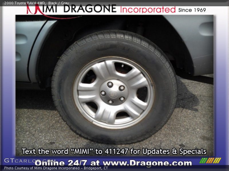 Black / Gray 2000 Toyota RAV4 4WD