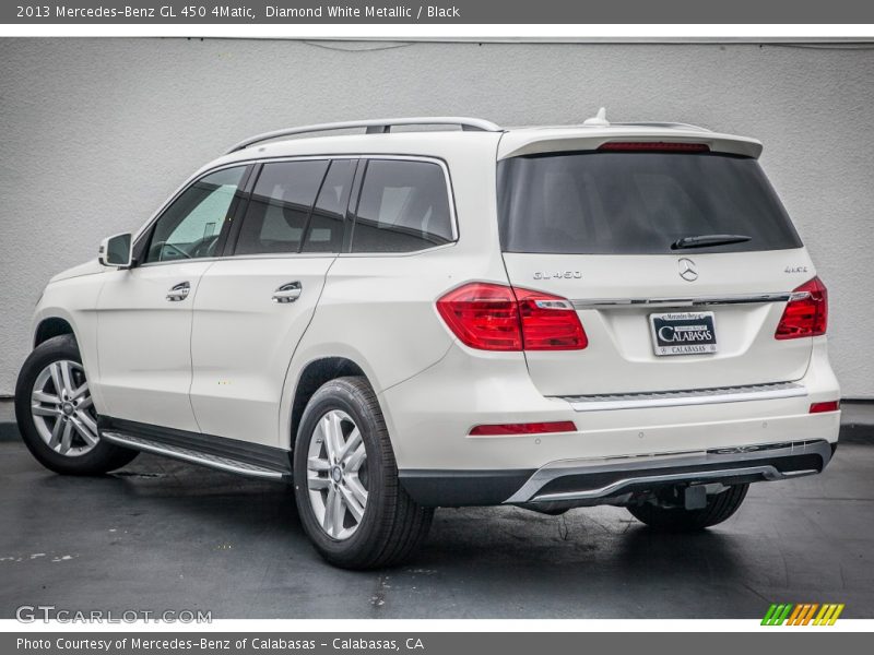 Diamond White Metallic / Black 2013 Mercedes-Benz GL 450 4Matic