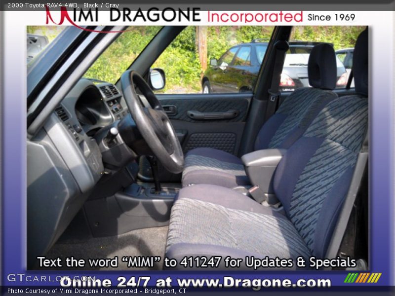 Black / Gray 2000 Toyota RAV4 4WD