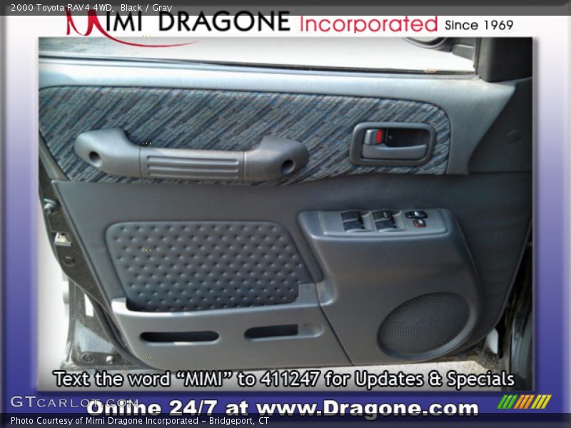 Black / Gray 2000 Toyota RAV4 4WD