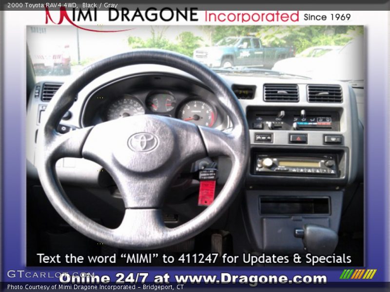 Black / Gray 2000 Toyota RAV4 4WD