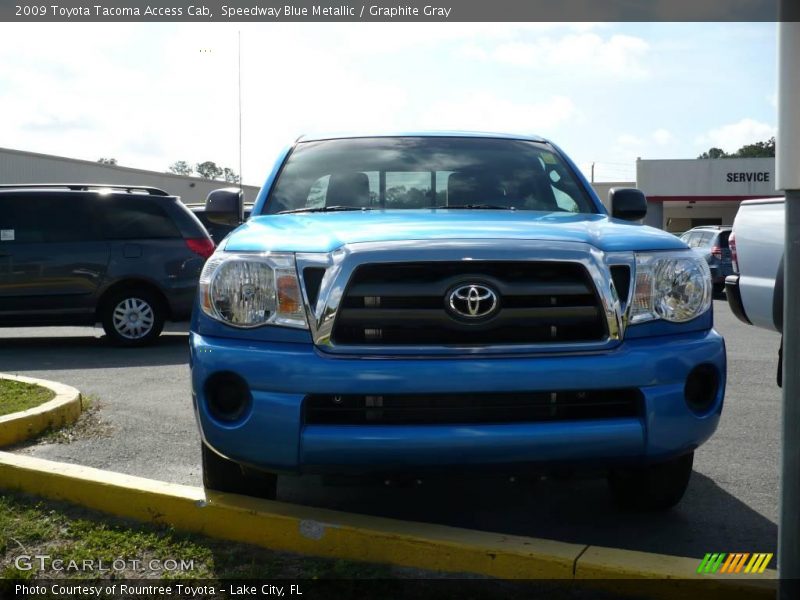 Speedway Blue Metallic / Graphite Gray 2009 Toyota Tacoma Access Cab