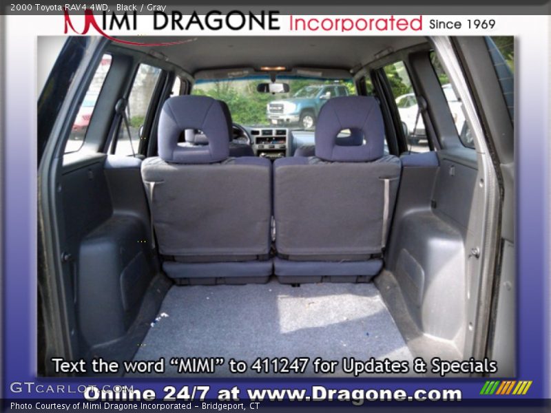 Black / Gray 2000 Toyota RAV4 4WD