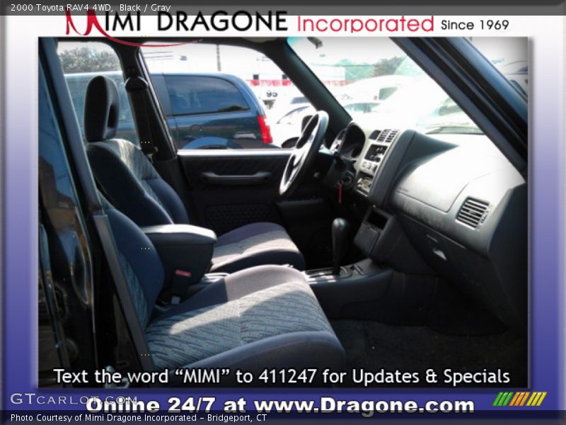 Black / Gray 2000 Toyota RAV4 4WD