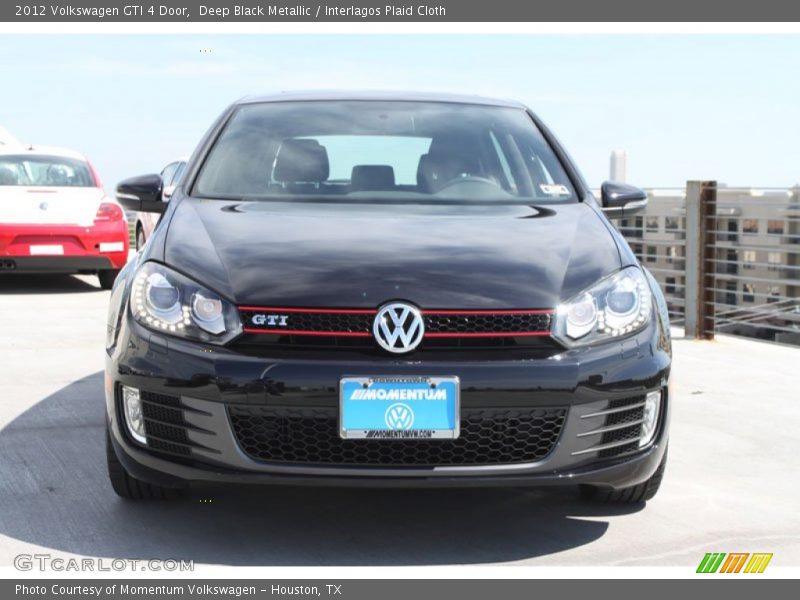 Deep Black Metallic / Interlagos Plaid Cloth 2012 Volkswagen GTI 4 Door