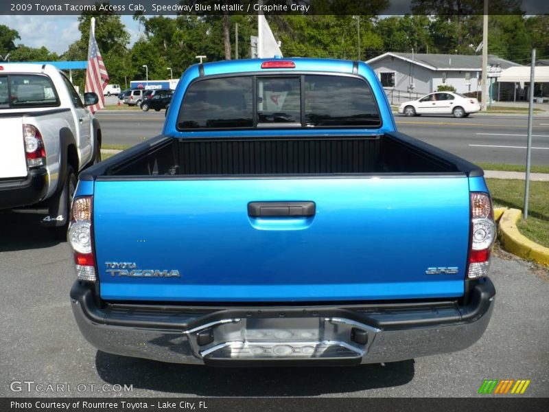 Speedway Blue Metallic / Graphite Gray 2009 Toyota Tacoma Access Cab