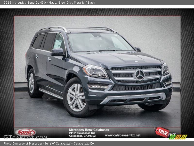 Steel Grey Metallic / Black 2013 Mercedes-Benz GL 450 4Matic