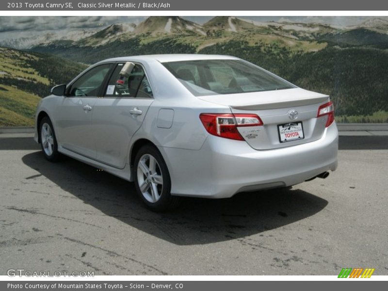 Classic Silver Metallic / Black/Ash 2013 Toyota Camry SE