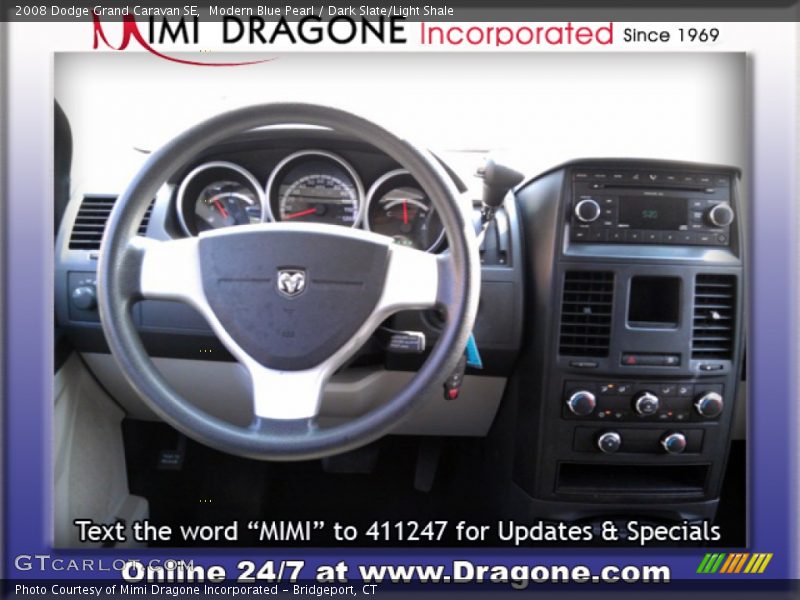 Modern Blue Pearl / Dark Slate/Light Shale 2008 Dodge Grand Caravan SE