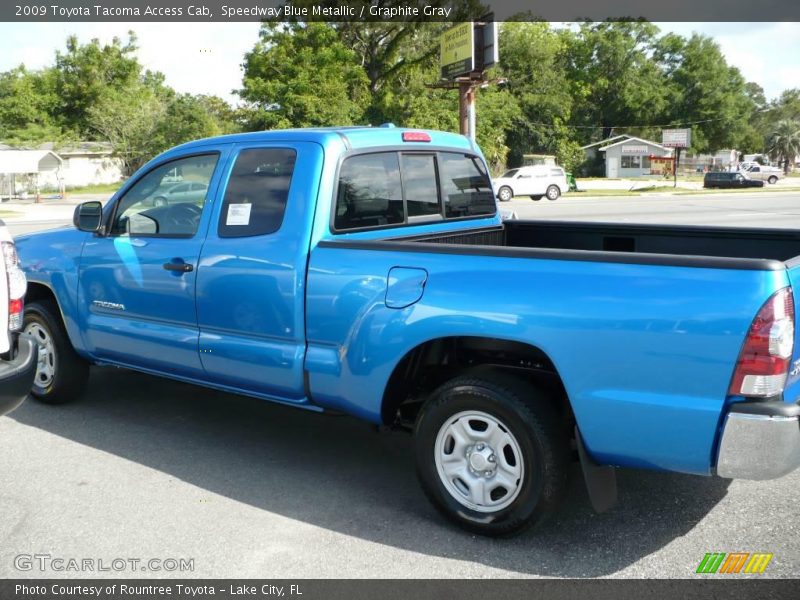 Speedway Blue Metallic / Graphite Gray 2009 Toyota Tacoma Access Cab