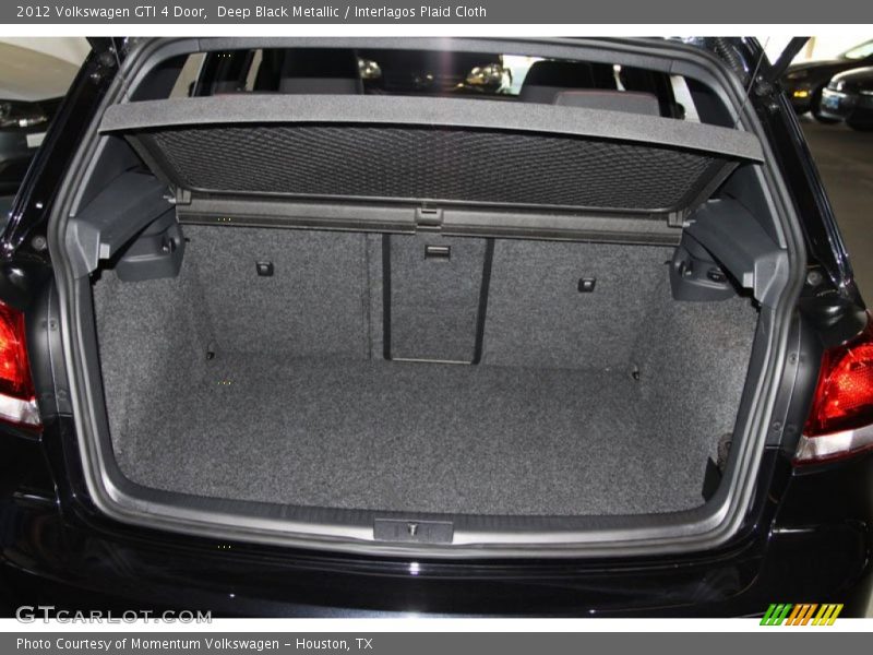 Deep Black Metallic / Interlagos Plaid Cloth 2012 Volkswagen GTI 4 Door