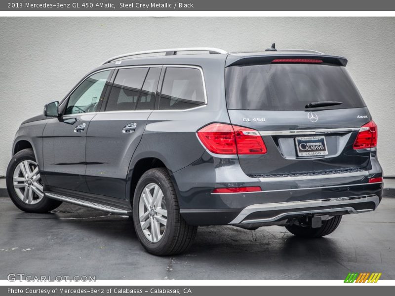 Steel Grey Metallic / Black 2013 Mercedes-Benz GL 450 4Matic