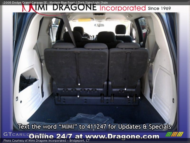 Modern Blue Pearl / Dark Slate/Light Shale 2008 Dodge Grand Caravan SE