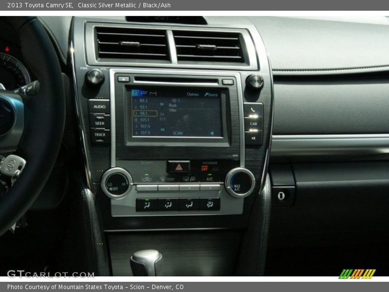 Classic Silver Metallic / Black/Ash 2013 Toyota Camry SE