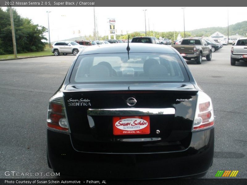 Super Black / Charcoal 2012 Nissan Sentra 2.0 S