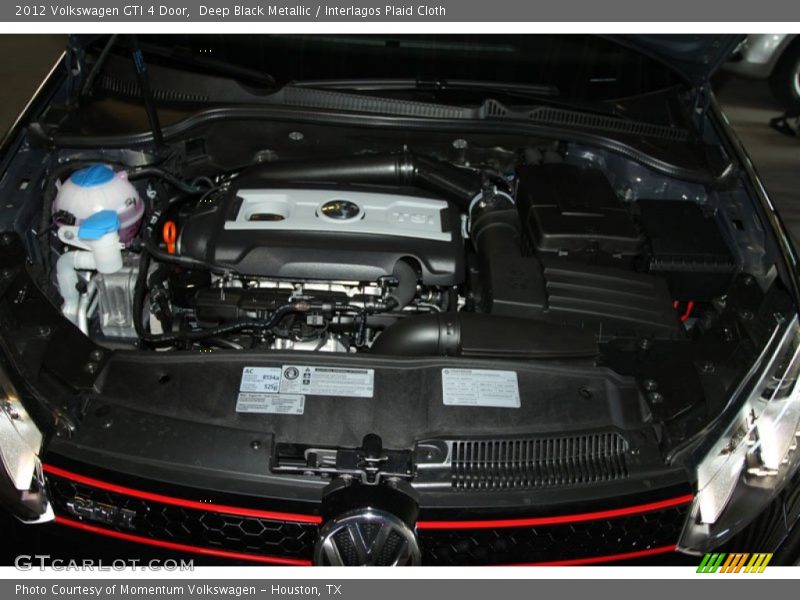 Deep Black Metallic / Interlagos Plaid Cloth 2012 Volkswagen GTI 4 Door