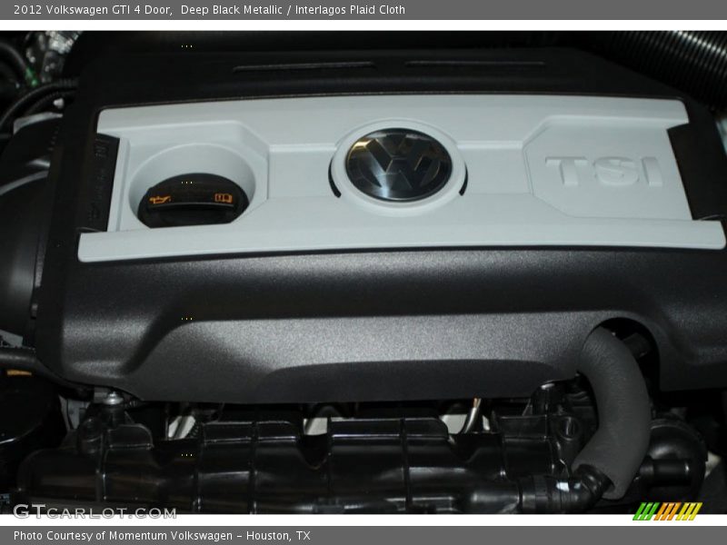 Deep Black Metallic / Interlagos Plaid Cloth 2012 Volkswagen GTI 4 Door