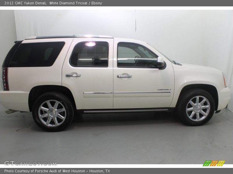 White Diamond Tricoat / Ebony 2012 GMC Yukon Denali