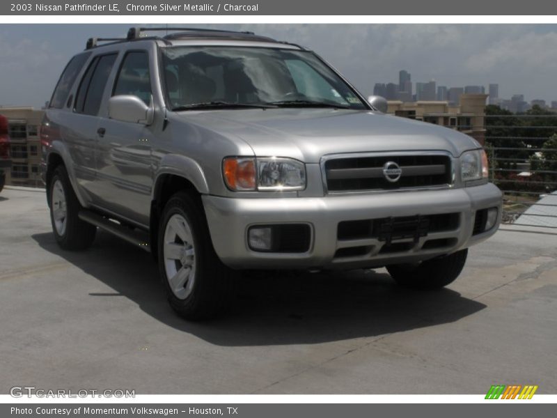 Chrome Silver Metallic / Charcoal 2003 Nissan Pathfinder LE