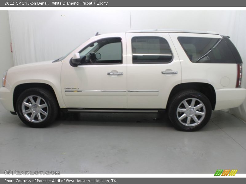 White Diamond Tricoat / Ebony 2012 GMC Yukon Denali