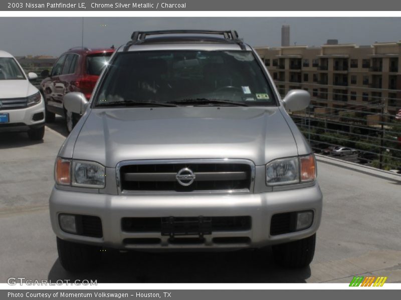 Chrome Silver Metallic / Charcoal 2003 Nissan Pathfinder LE
