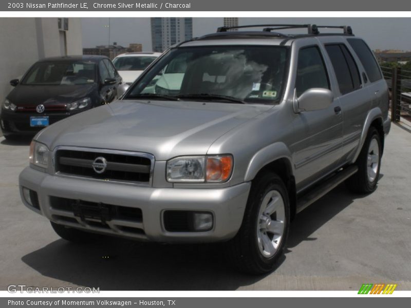 Chrome Silver Metallic / Charcoal 2003 Nissan Pathfinder LE