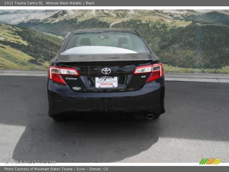 Attitude Black Metallic / Black 2013 Toyota Camry SE
