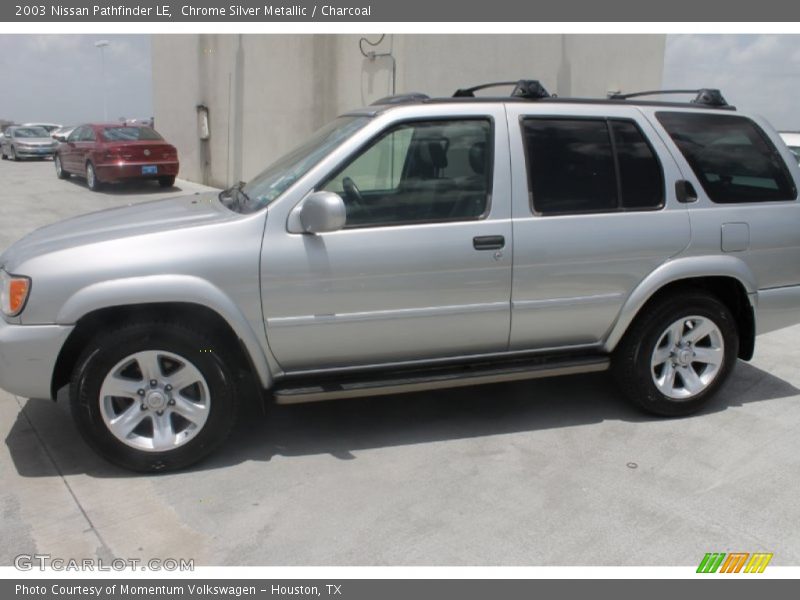 Chrome Silver Metallic / Charcoal 2003 Nissan Pathfinder LE
