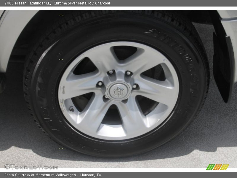 Chrome Silver Metallic / Charcoal 2003 Nissan Pathfinder LE