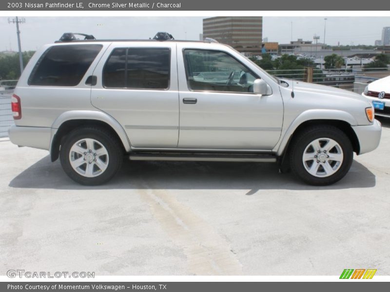Chrome Silver Metallic / Charcoal 2003 Nissan Pathfinder LE