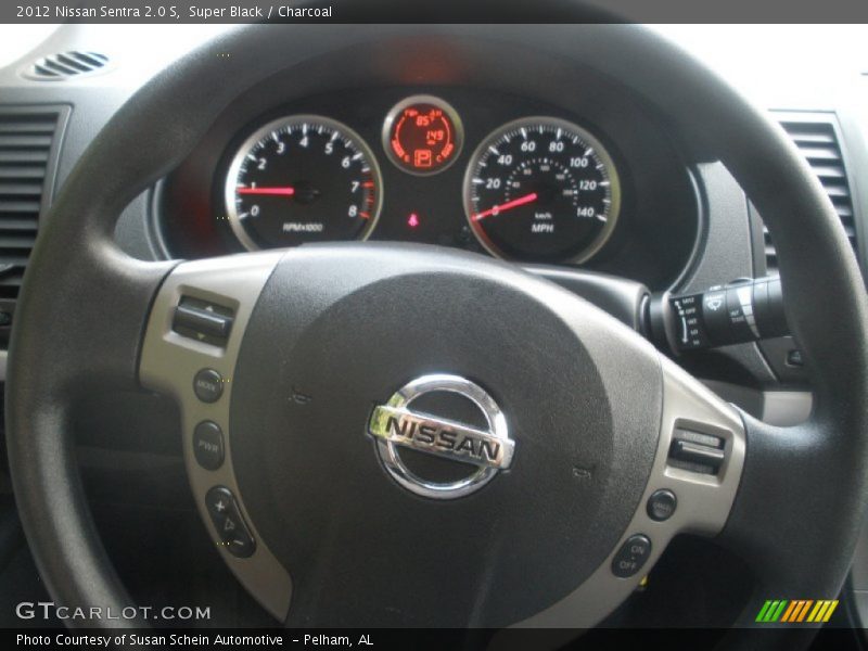Super Black / Charcoal 2012 Nissan Sentra 2.0 S