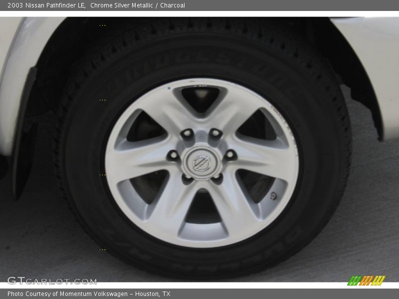 Chrome Silver Metallic / Charcoal 2003 Nissan Pathfinder LE