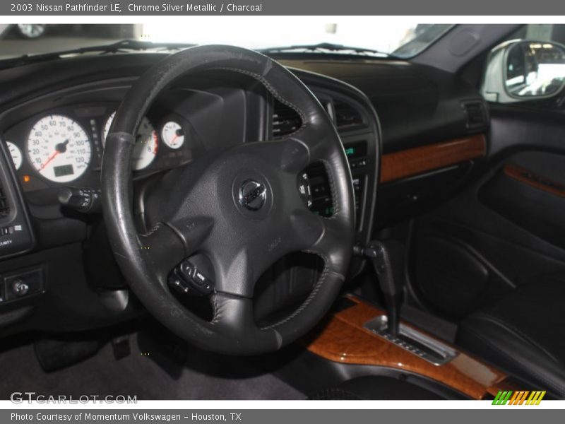 Chrome Silver Metallic / Charcoal 2003 Nissan Pathfinder LE