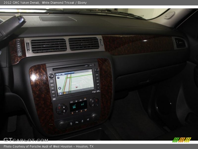 White Diamond Tricoat / Ebony 2012 GMC Yukon Denali