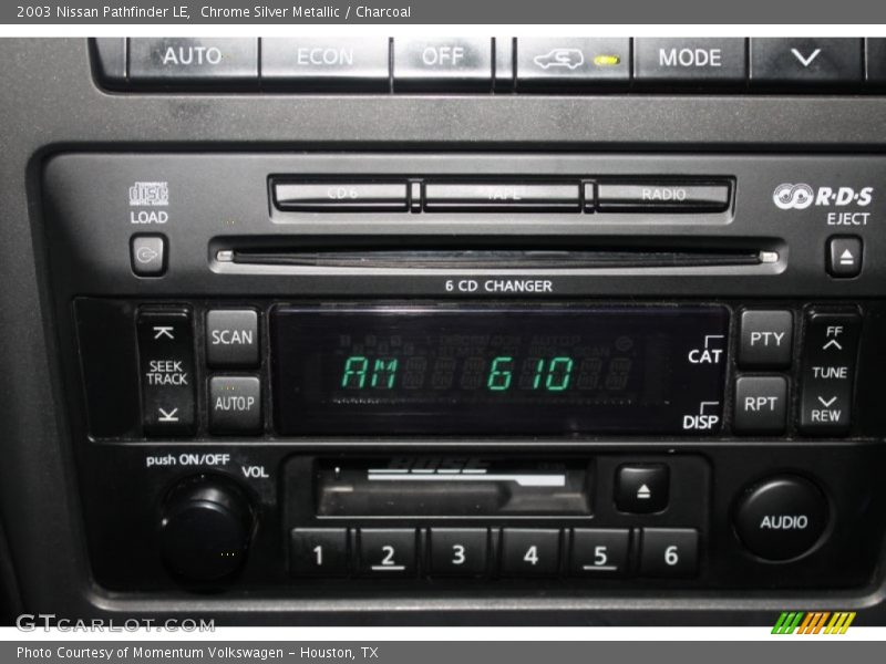 Chrome Silver Metallic / Charcoal 2003 Nissan Pathfinder LE