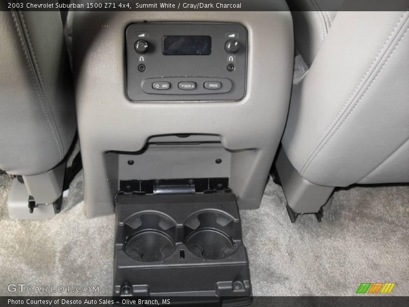 Summit White / Gray/Dark Charcoal 2003 Chevrolet Suburban 1500 Z71 4x4
