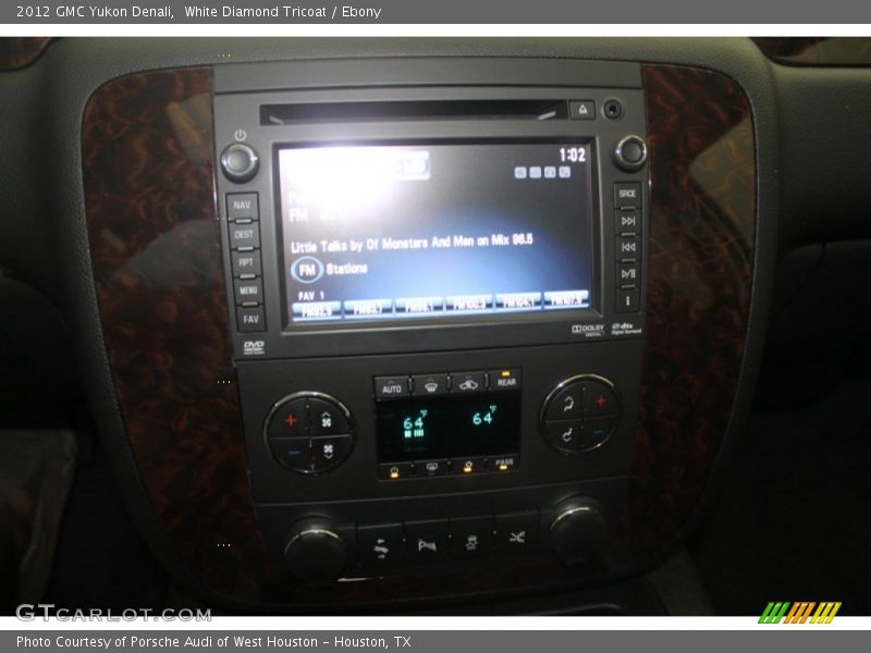 White Diamond Tricoat / Ebony 2012 GMC Yukon Denali