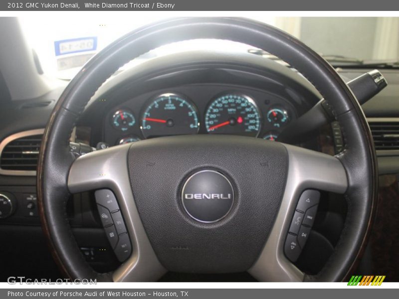 White Diamond Tricoat / Ebony 2012 GMC Yukon Denali