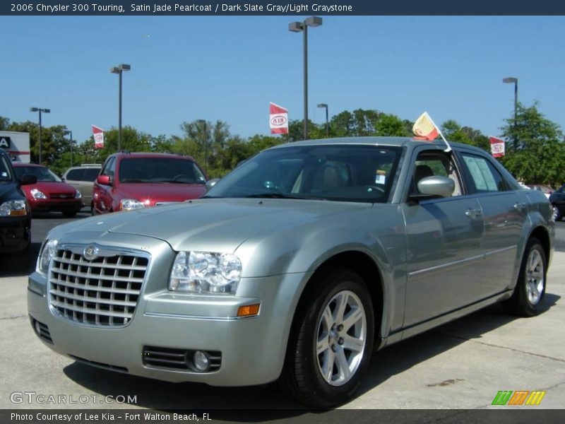 Satin Jade Pearlcoat / Dark Slate Gray/Light Graystone 2006 Chrysler 300 Touring