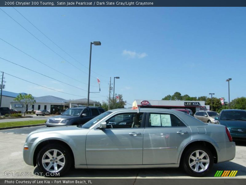 Satin Jade Pearlcoat / Dark Slate Gray/Light Graystone 2006 Chrysler 300 Touring