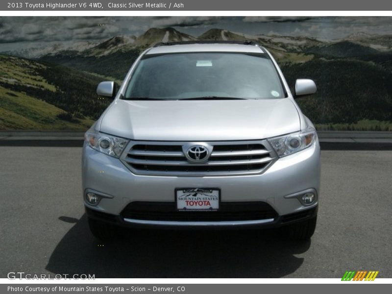 Classic Silver Metallic / Ash 2013 Toyota Highlander V6 4WD