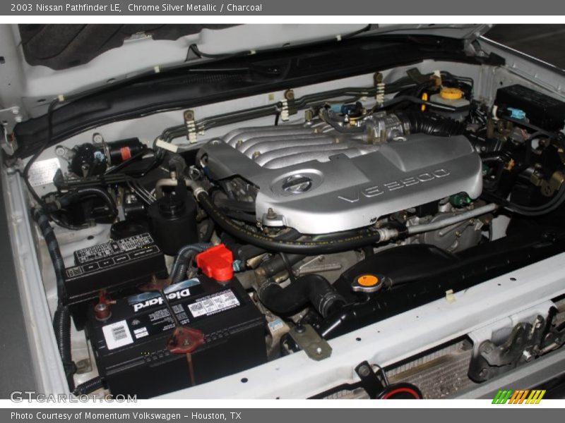 Chrome Silver Metallic / Charcoal 2003 Nissan Pathfinder LE