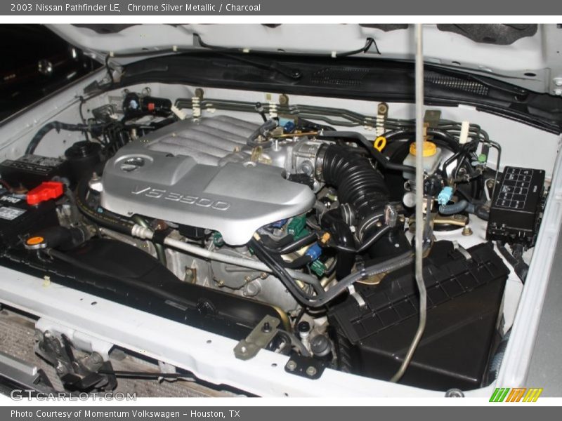 Chrome Silver Metallic / Charcoal 2003 Nissan Pathfinder LE