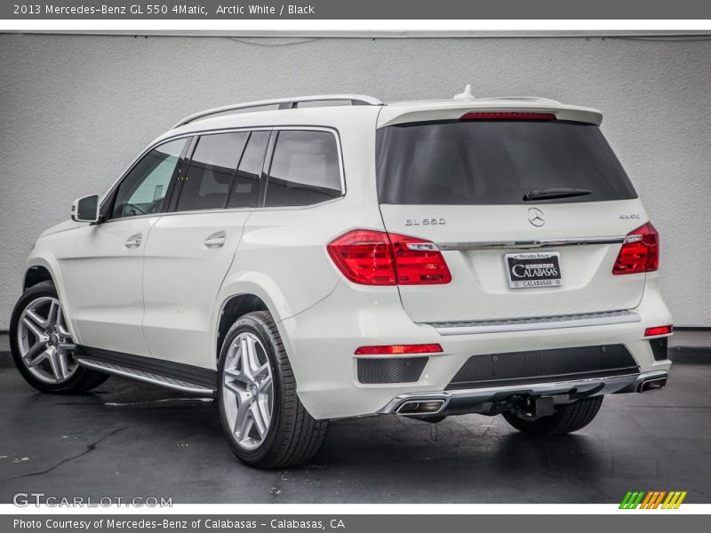 Arctic White / Black 2013 Mercedes-Benz GL 550 4Matic