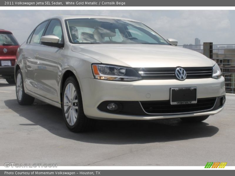 White Gold Metallic / Cornsilk Beige 2011 Volkswagen Jetta SEL Sedan